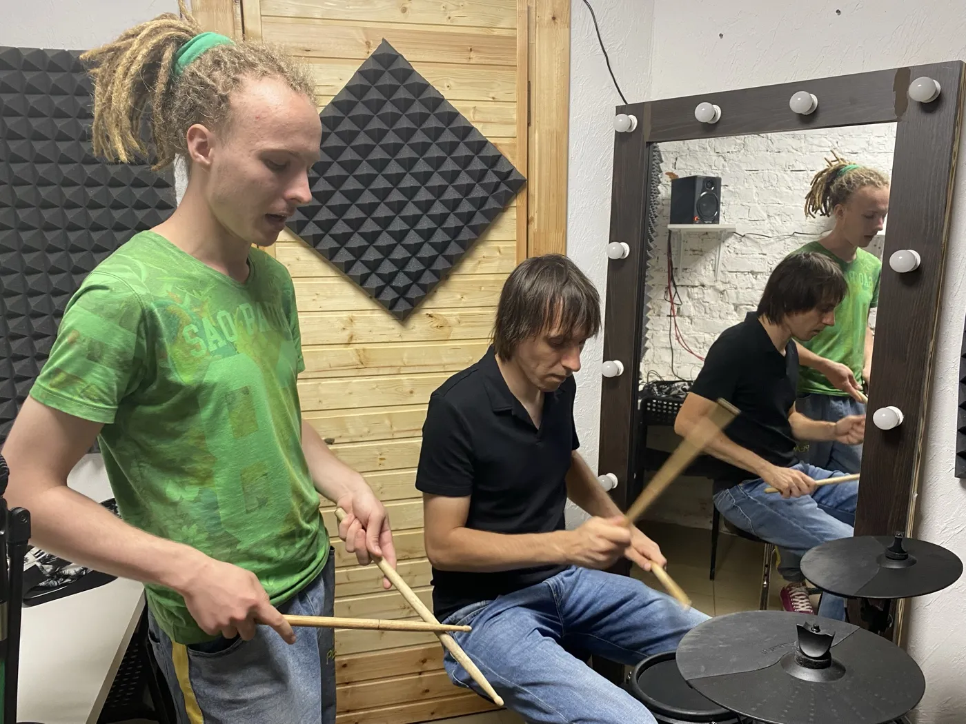 Постановка хвата за барабанами